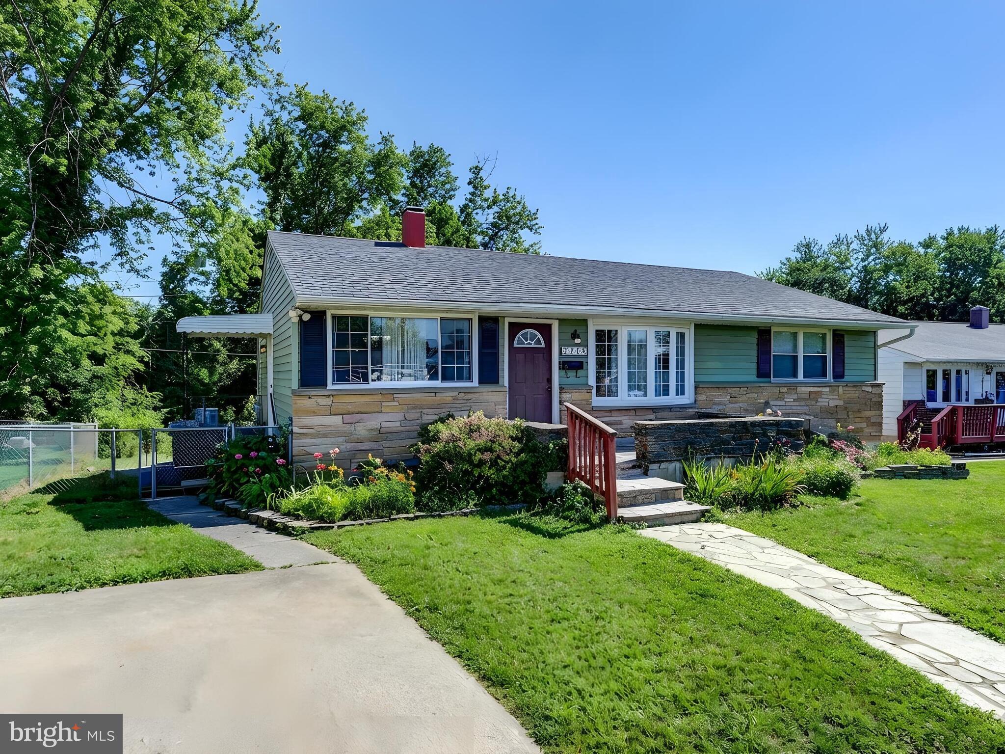 2712 Burridge Road Baltimore, MD 21234 - Photo 2 of 32 a house view with a garden space