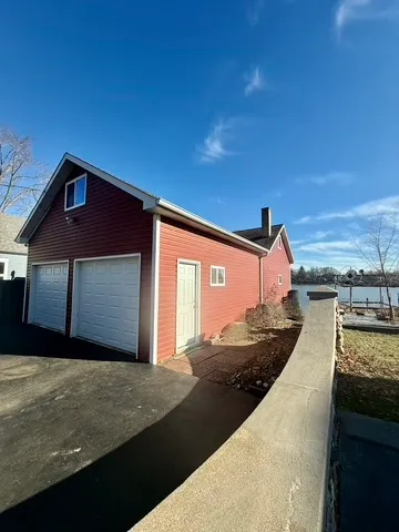a bathroom with a shower and a tub