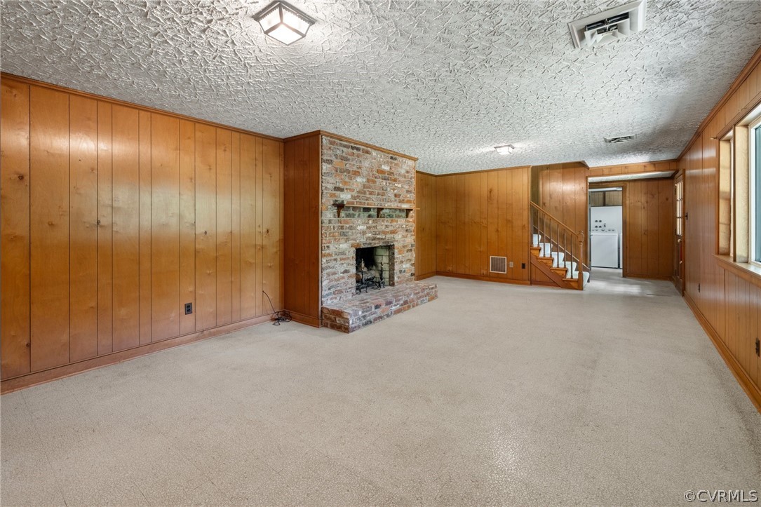 4534 Forrestal Road Chester, VA 23831 - Photo 24 of 39 an empty room with fireplace and windows