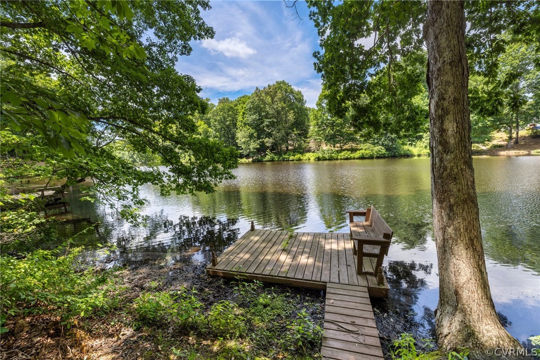4534 Forrestal Road Chester, VA 23831 - Photo 35 of 39 a view of a lake with a house in the background