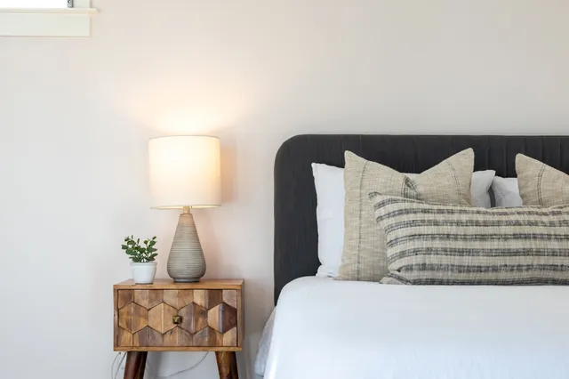 a view of a porch with a backyard