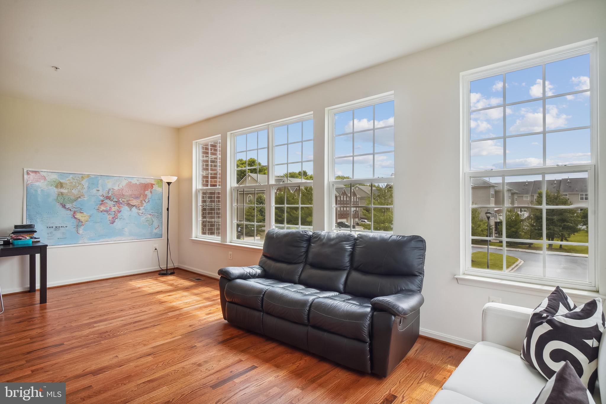 5044 Wesley Square Frederick, MD 21703 - Photo 13 of 46 Large Living Room with Hardwoods