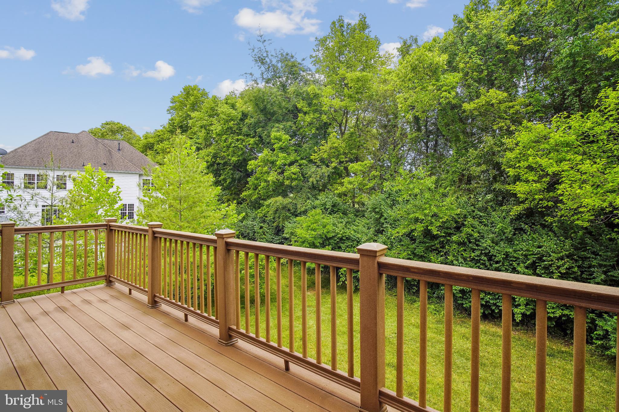 5044 Wesley Square Frederick, MD 21703 - Photo 39 of 46 Deck Backing to Trees