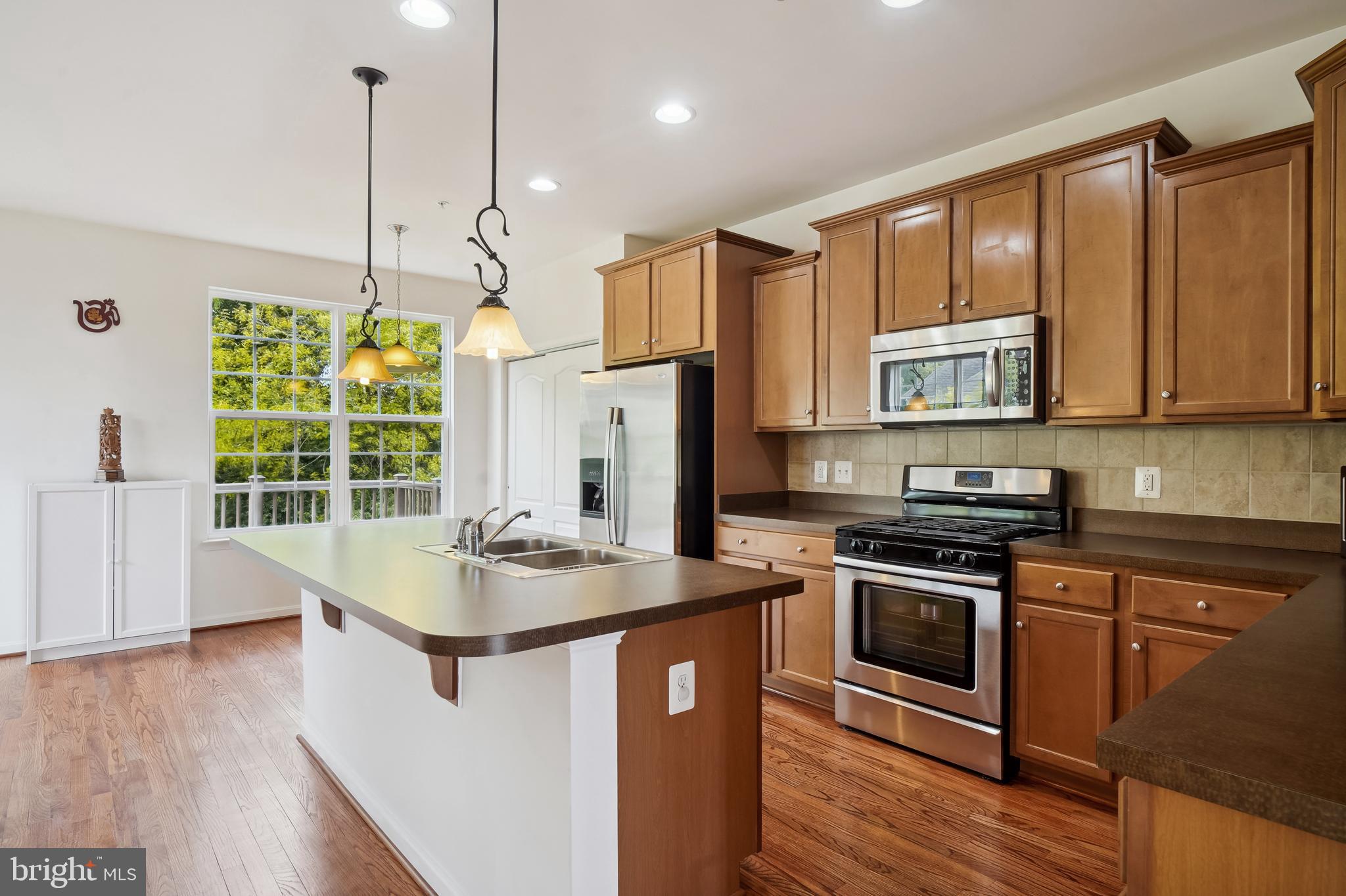 5044 Wesley Square Frederick, MD 21703 - Photo 9 of 46 Kitchen with Island and SS Appliances