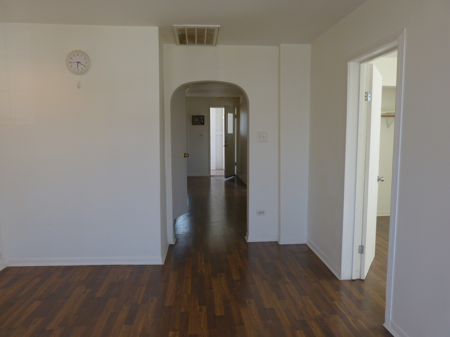 1617 West 38th Place Chicago, IL 60609 - Photo 6 of 18 a view of empty room with wooden floor