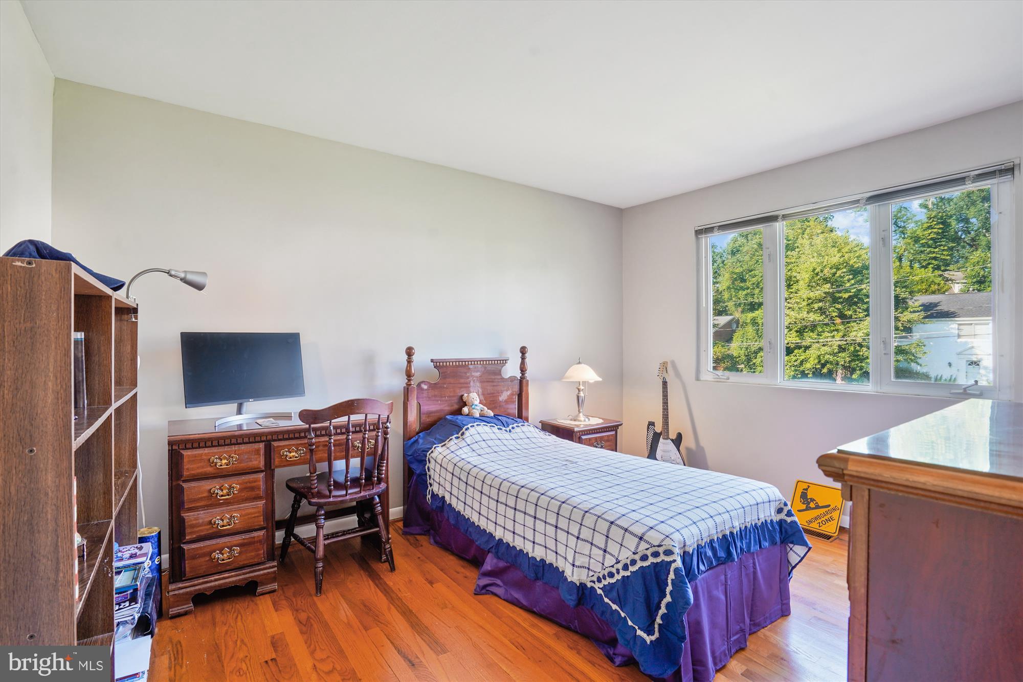 1803 Rupert Street McLean, VA 22101 - Photo 15 of 20 a bedroom with a bed and a flat screen tv