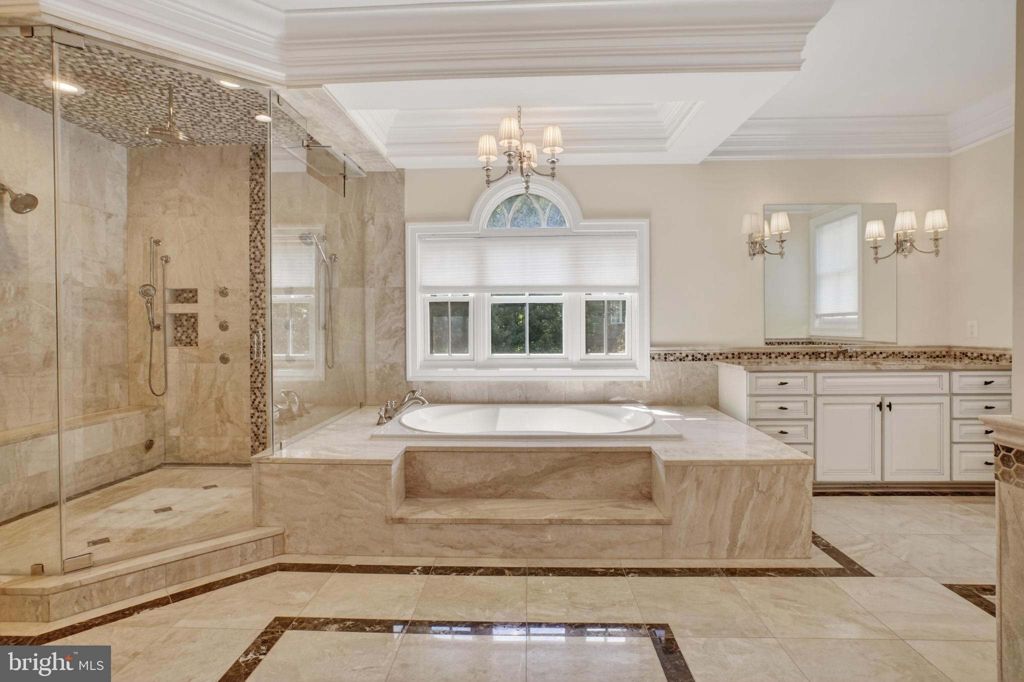7112 Georgetown Pike McLean, VA 22101 - Photo 28 of 59 Luxurious a Spa Like Primary Bathroom
