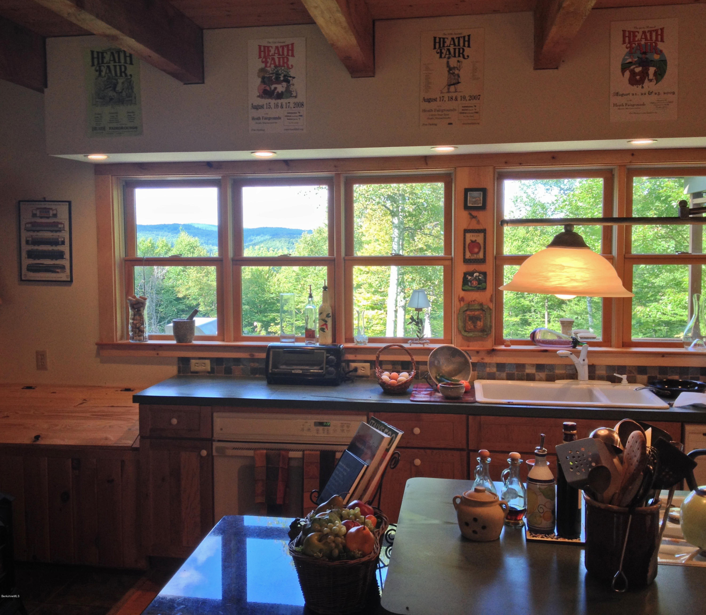 128 Branch Hill Road Heath, MA 01346 - Photo 7 of 30 a kitchen with a sink and a large window