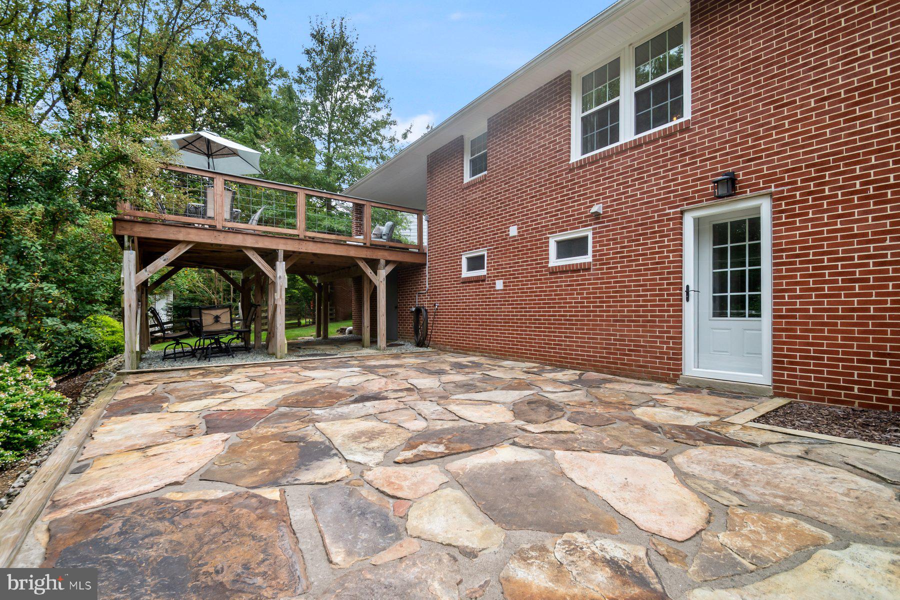 4314 Piney Park Road Perry Hall, MD 21128 - Photo 35 of 39 Stone Patio and Basement Walk-out