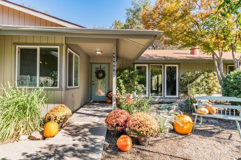 40896 Cherokee Oaks Drive Three Rivers, CA 93271 - Photo 1 of 23 a front view of house with outdoor seating