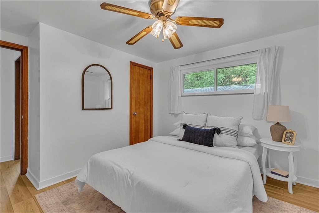 584 Chapel Road Aliquippa, PA 15001 - Photo 20 of 33 Adorable Primary BR is spacious, filled with natural light and offers two closets.