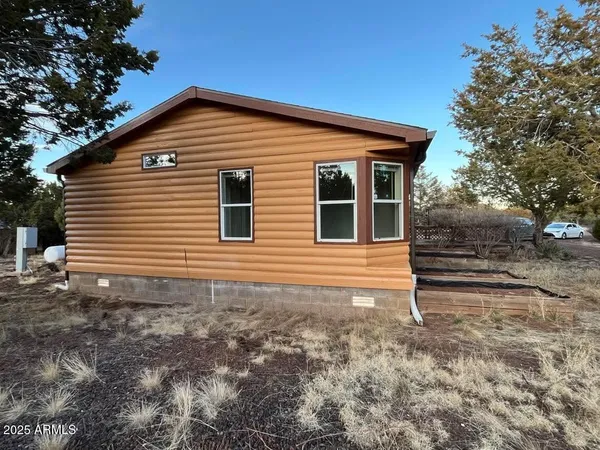 a backyard of a house
