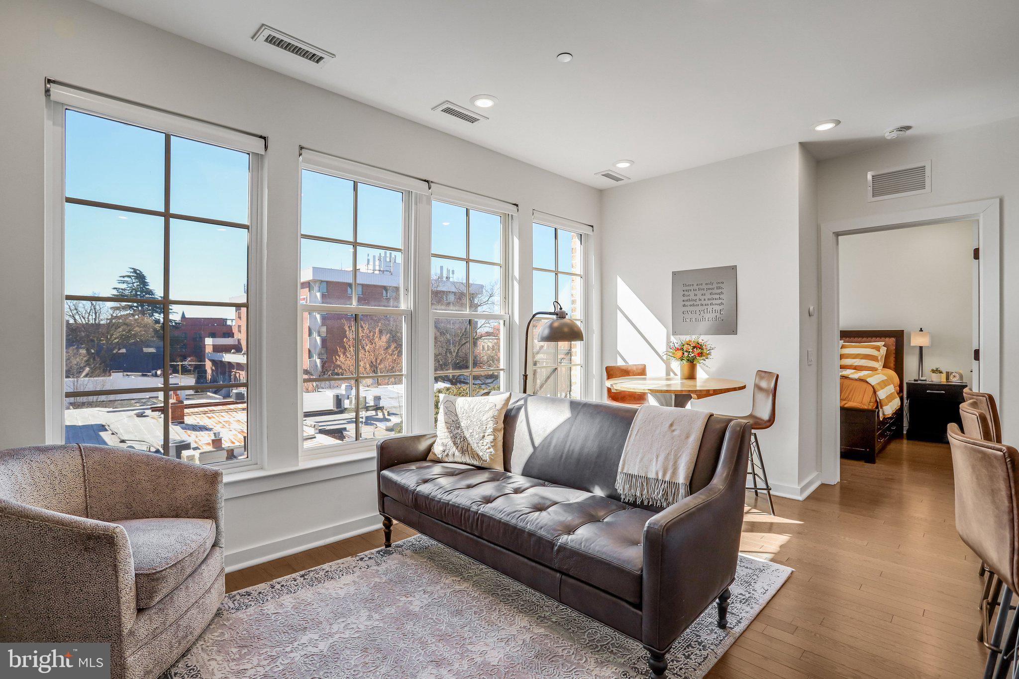 300 8th Street Northeast, Unit 404 Washington, DC 20002 - Photo 2 of 22 Large Windows in LR