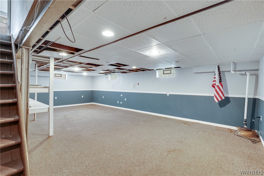 5840 Clinton Street Elma, NY 14059 - Photo 22 of 31 Partially Finished Basement