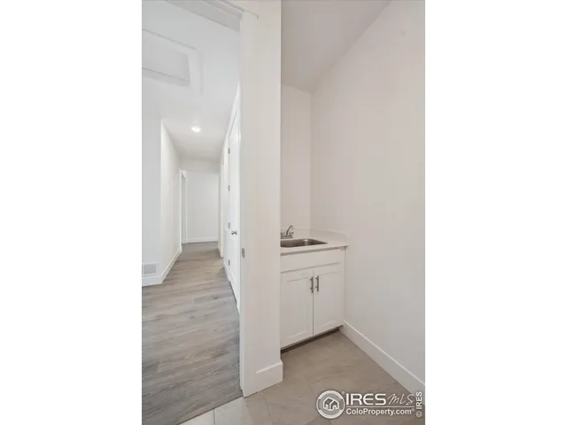 a view of an empty room