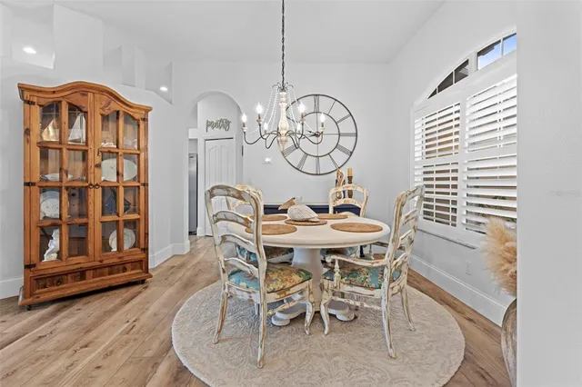 a living room with furniture and window