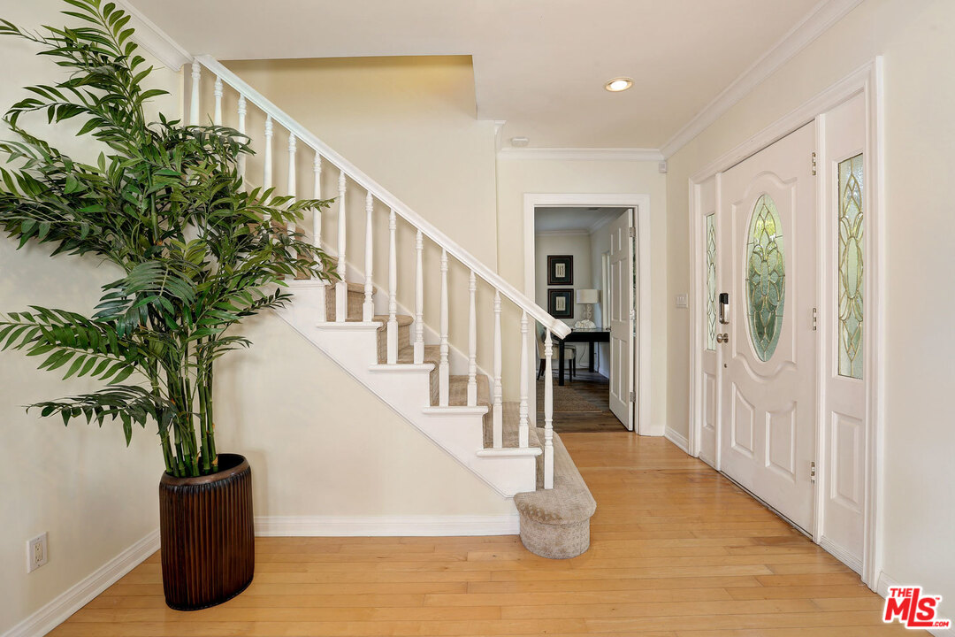 3838 Crestview Road Culver City, CA 90232 - Photo 9 of 29 a view of entryway with wooden floor