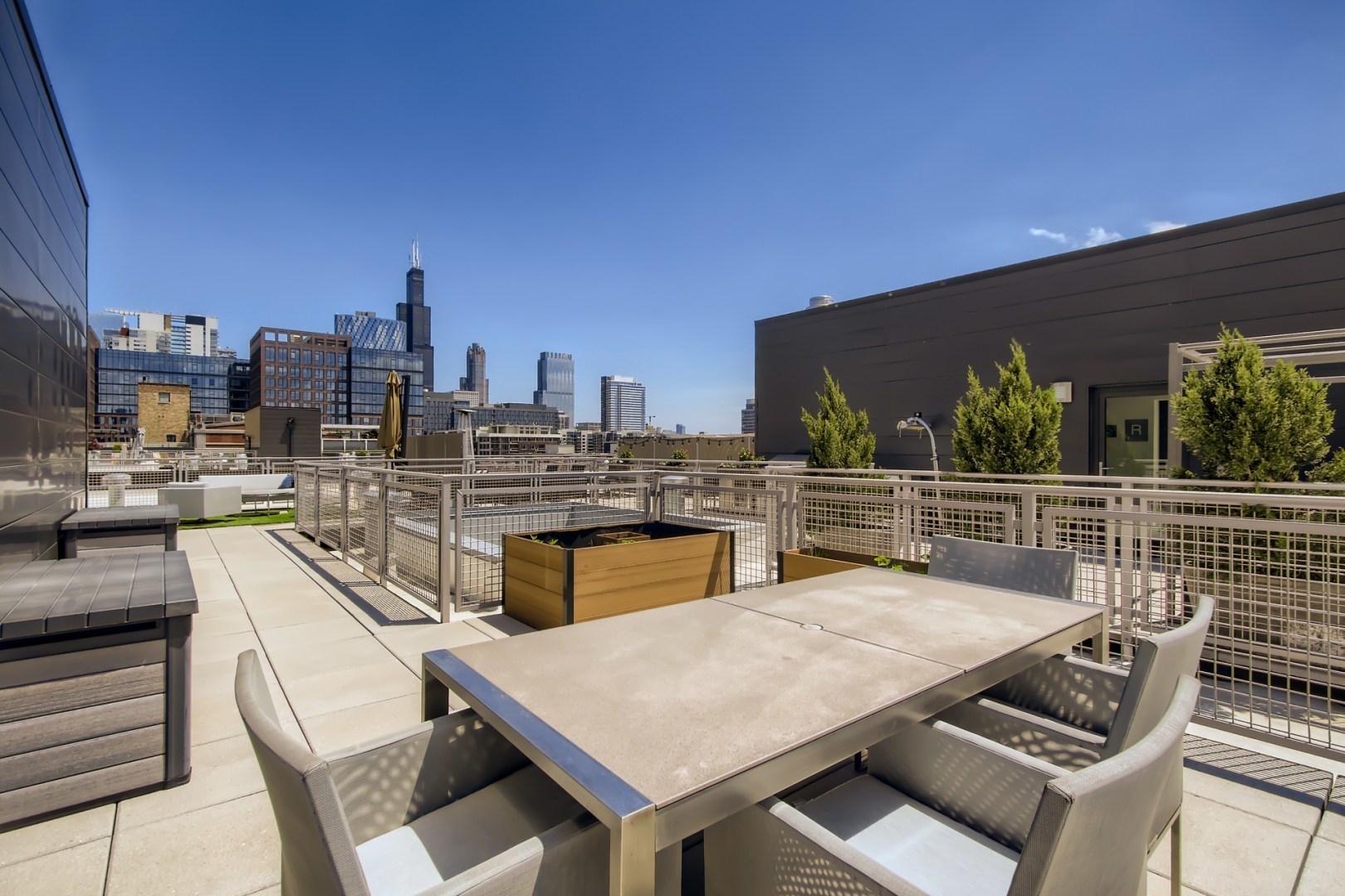 31 North Aberdeen Street, Unit PHS Chicago, IL 60607 - Photo 25 of 28 a view of outdoor space with seating
