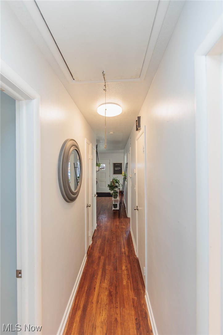4260 Ridgeview Road Cleveland, OH 44144 - Photo 31 of 34 Corridor with dark wood-type flooring