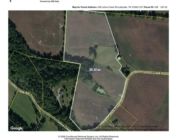 $625,000 | 0 Johns Creek Road, Lafayette, TN 37083