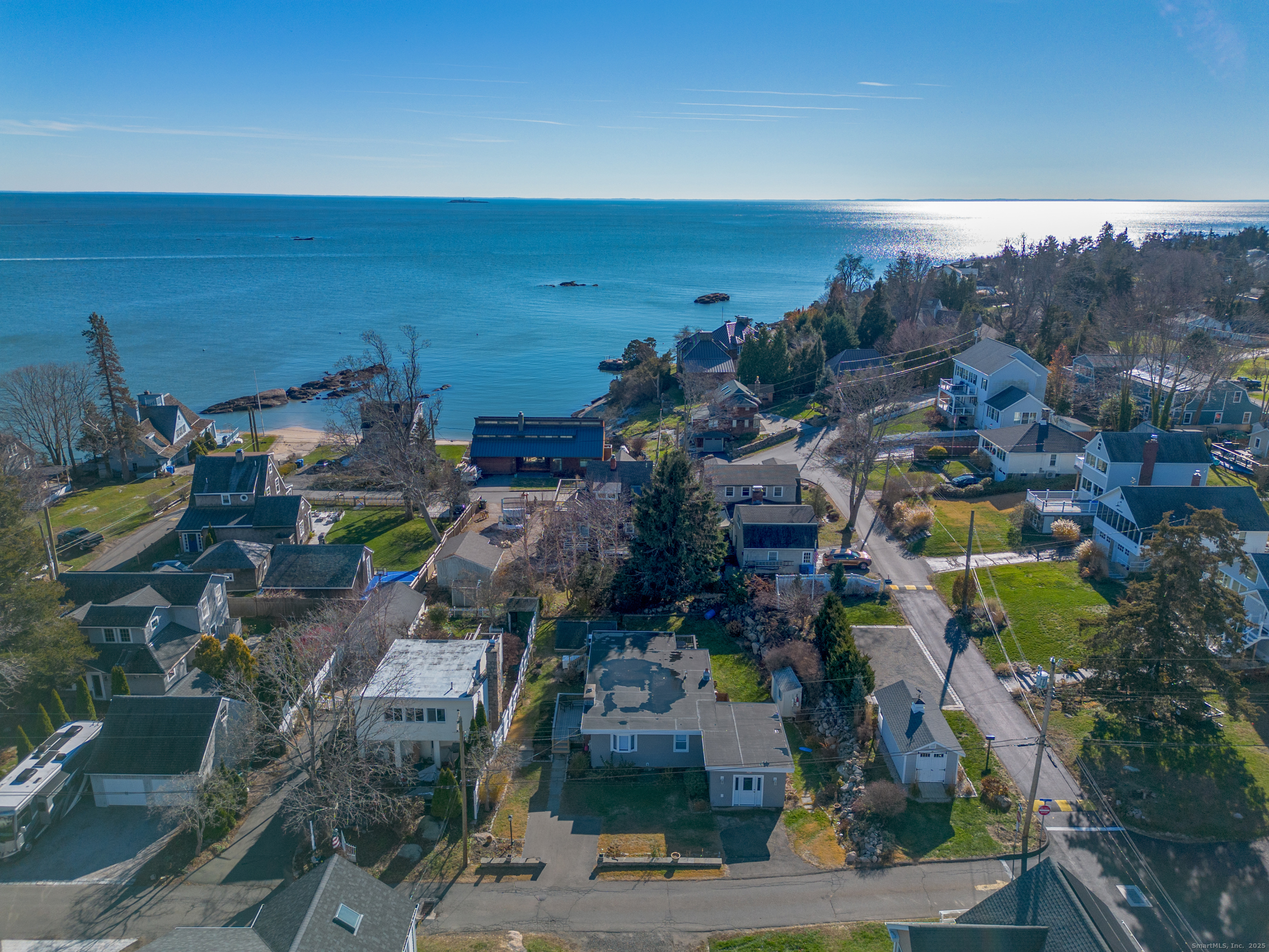 18 Bay Street Guilford, CT 06437 - Photo 5 of 34 an aerial view of multiple house