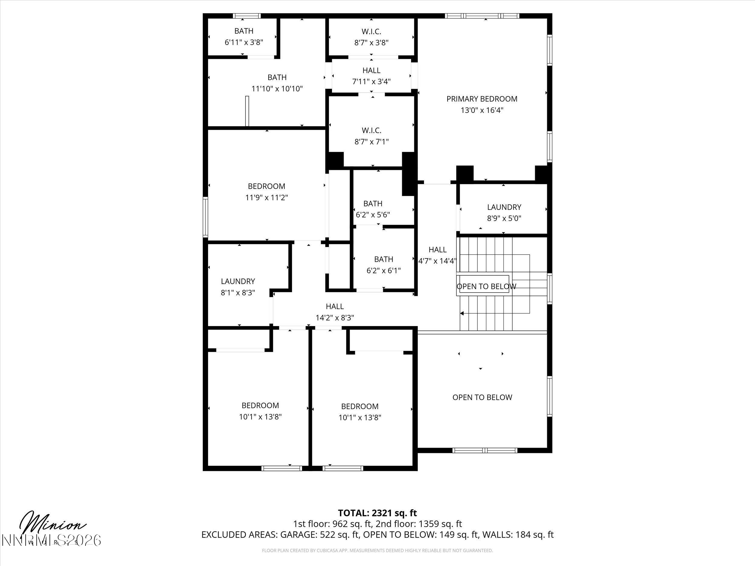 9733 Quartette Drive Reno, NV 89521 - Photo 53 of 54 02-2nd_floor_9733_quartette_drive_reno_w