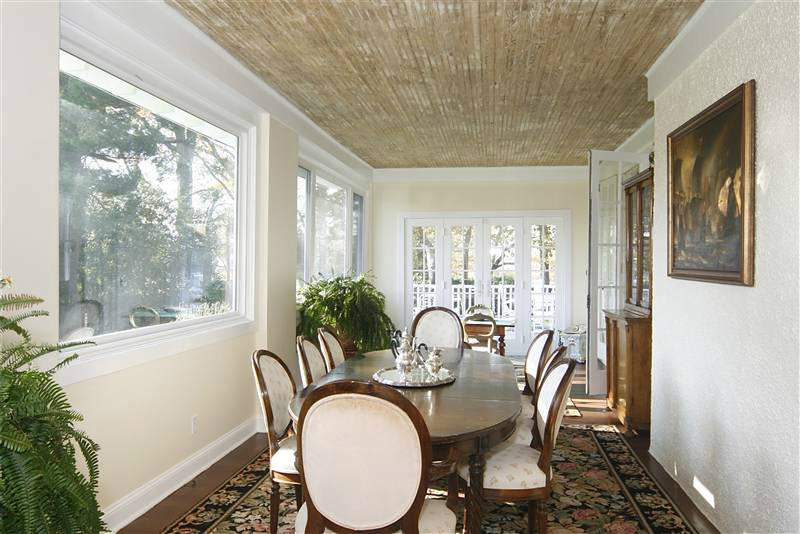 9 Contentment Island Road Darien, CT 06820 - Photo 23 of 38 a very nice looking dining room with furniture window and outside view
