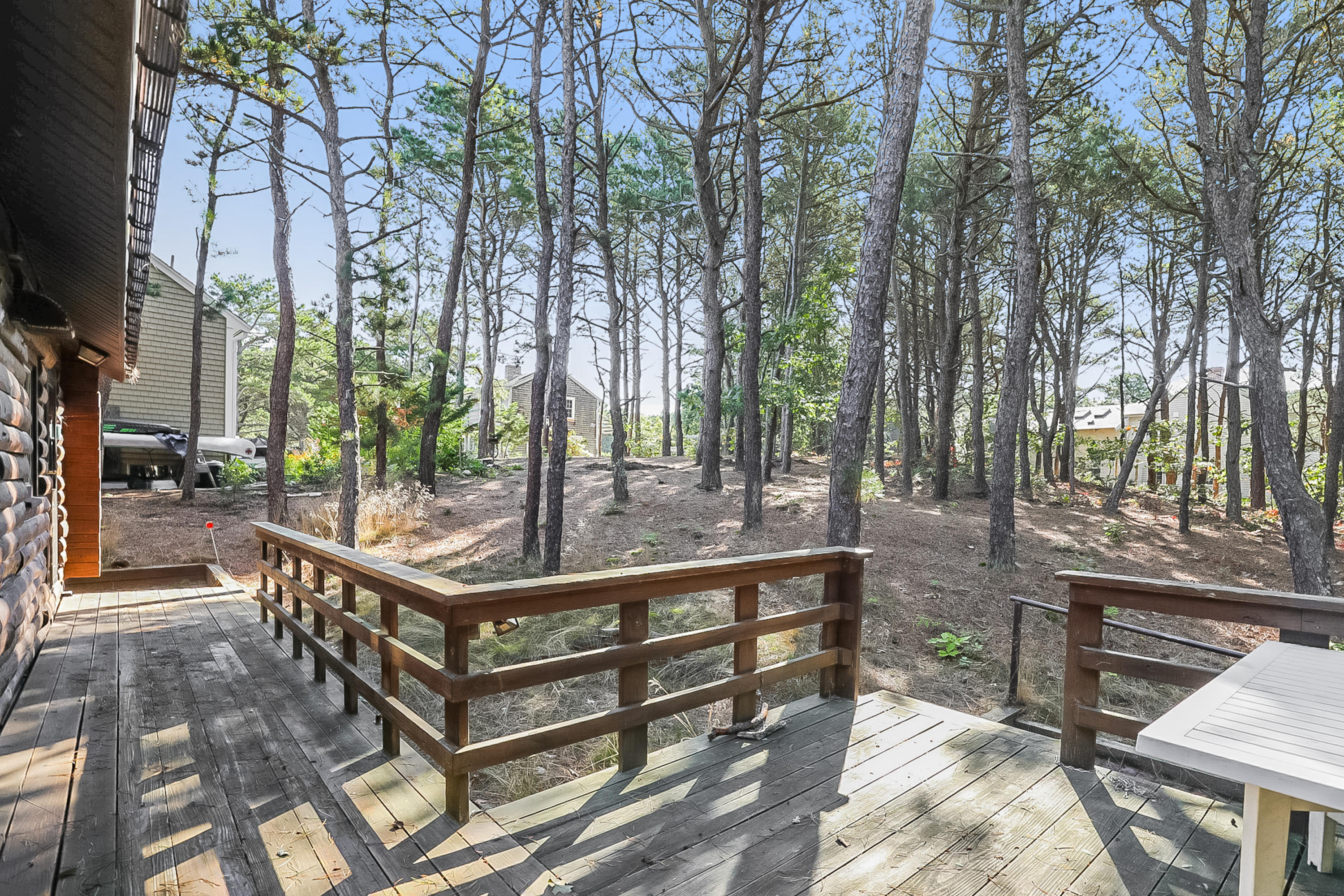 53 E Street Wellfleet, MA 02642 - Photo 5 of 41 a view of a bench in a yard