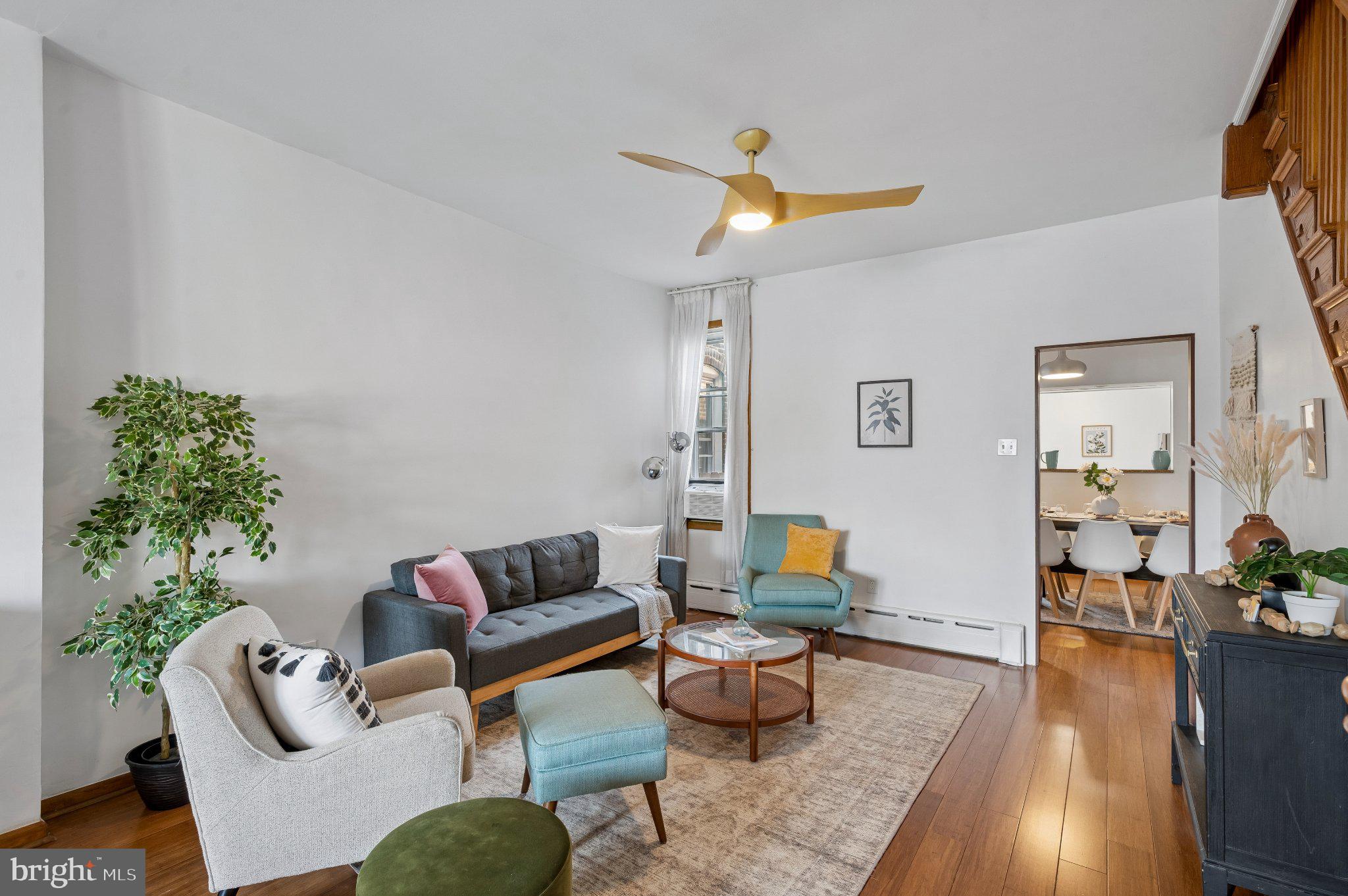 3346 Edgemont Street Philadelphia, PA 19134 - Photo 7 of 25 a living room with furniture and a wooden floor