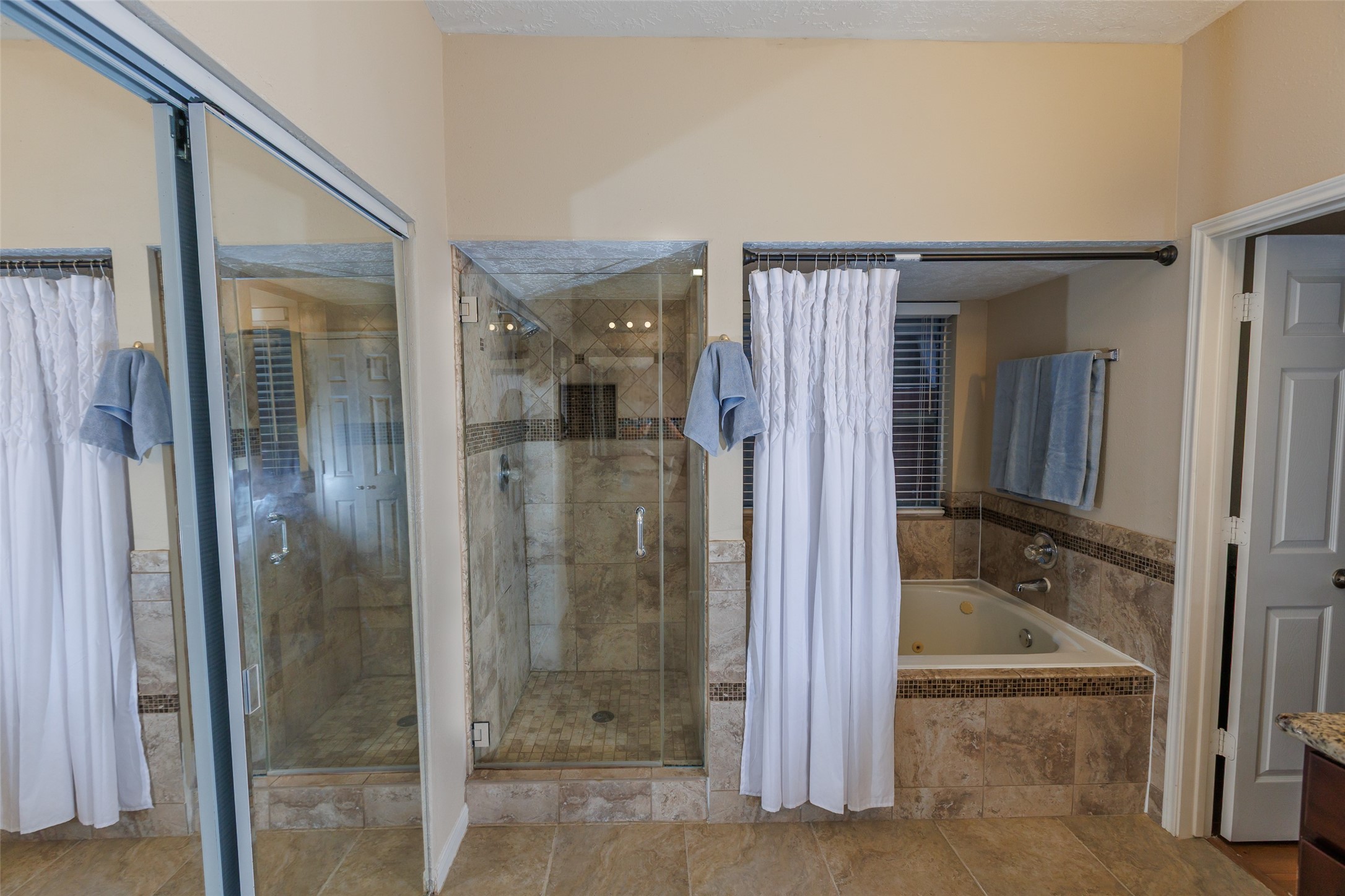 14602 Liscomb Drive Houston, TX 77084 - Photo 11 of 48 Jetted tub and separate shower in the Master bathroom.