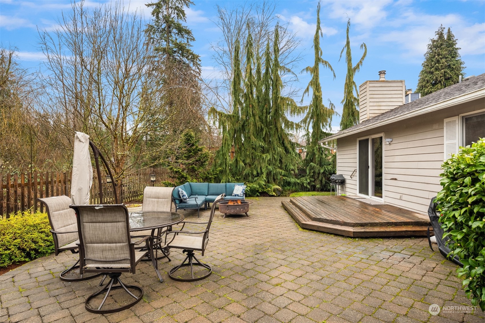 22327 19th Avenue Southeast Bothell, WA 98021 - Photo 18 of 22 a view of backyard with swimming pool and patio