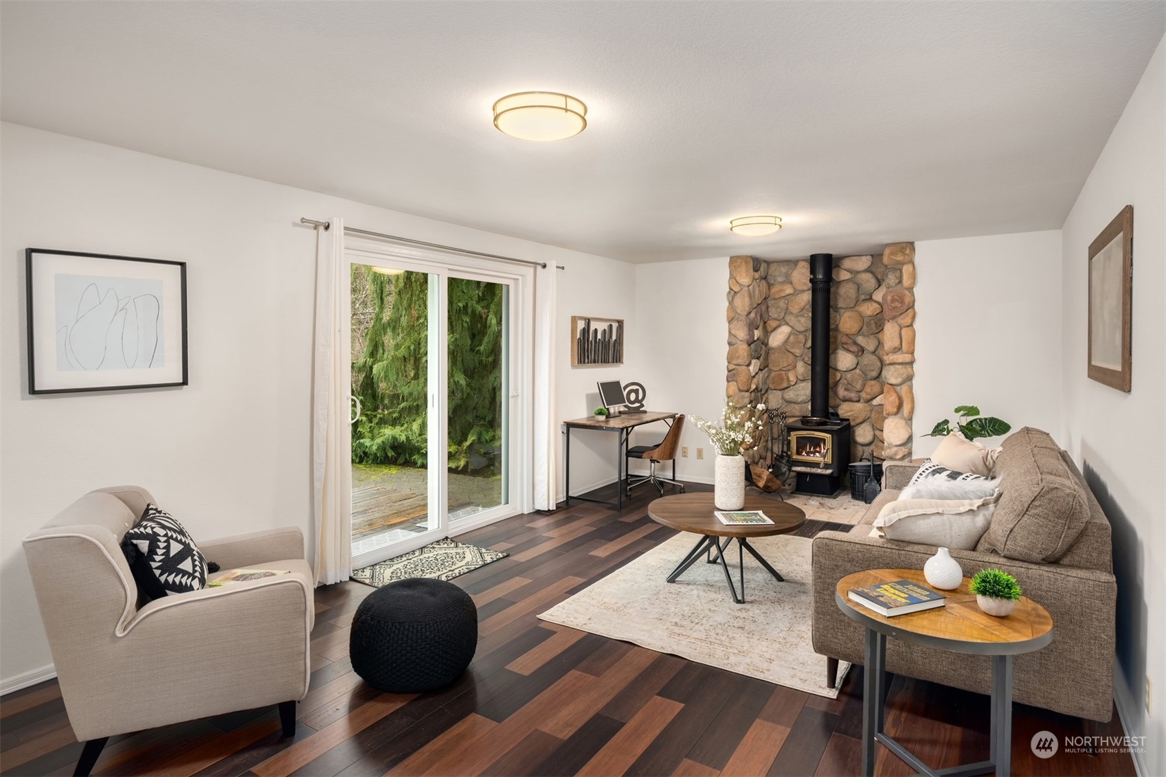 22327 19th Avenue Southeast Bothell, WA 98021 - Photo 6 of 22 a living room with furniture and a large window
