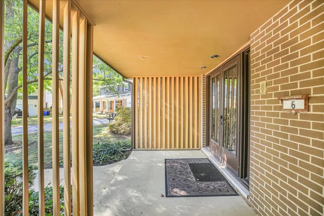 a view of a front door