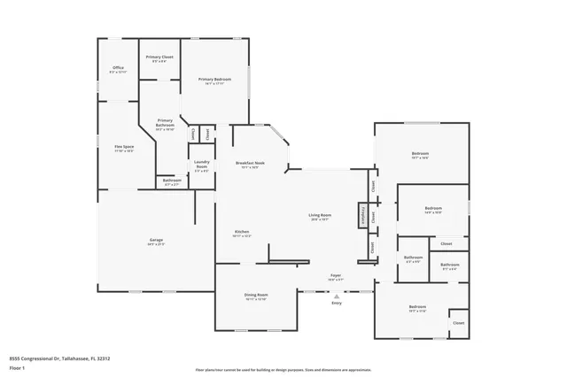 $780,000 | 8555 Congressional Drive, Tallahassee, FL 32312