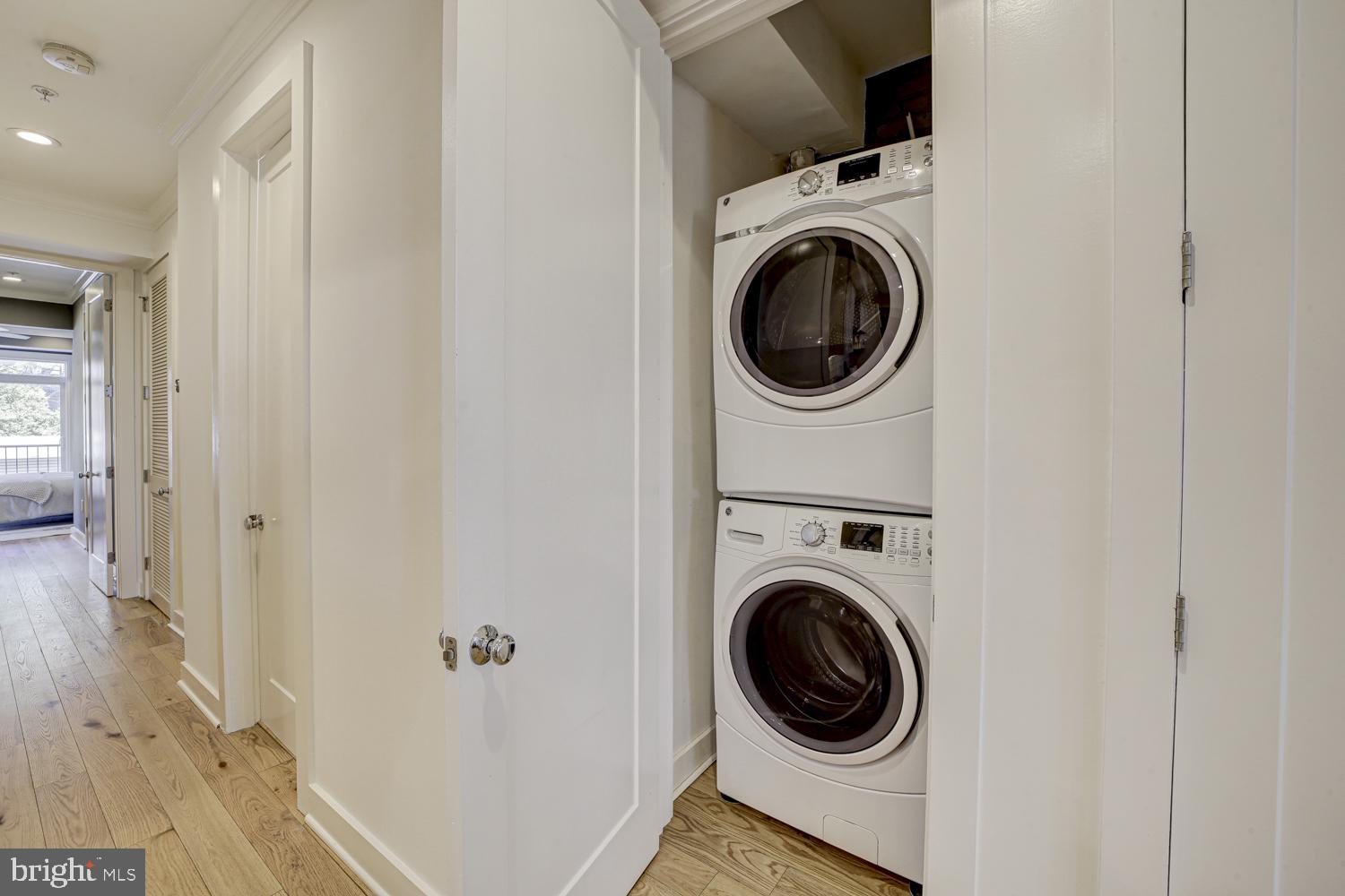 1308 L Street Southeast, Unit 2 Washington, DC 20003 - Photo 11 of 12 Efficient laundry closet.