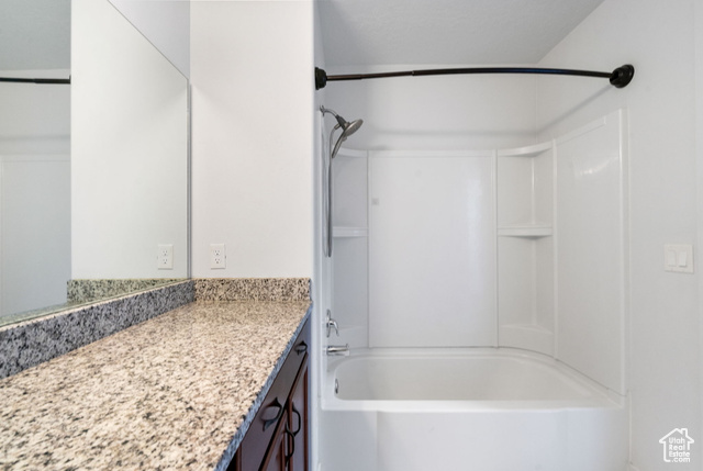 3456 South Linden Way Syracuse, UT 84075 - Photo 30 of 50 Bathroom featuring vanity and bathtub / shower combination