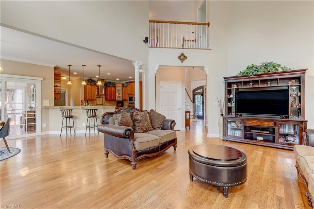 8933 Grove Park Drive Oak Ridge, NC 27310 - Photo 7 of 36 GREAT ROOM VIEW FROM DIRECTION OF FIREPLACE