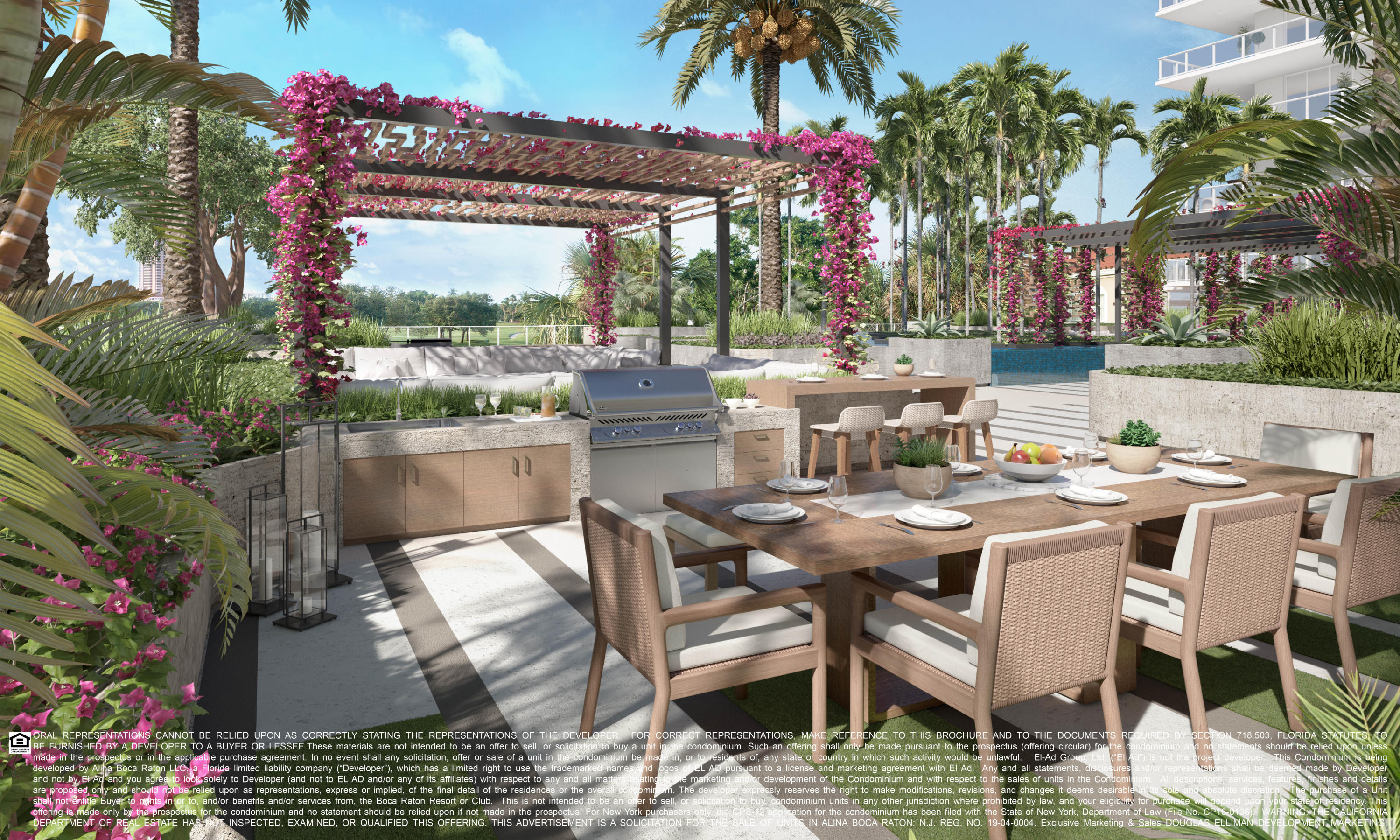 200 Southeast Mizner Boulevard, Unit 618 Boca Raton, FL 33432 - Photo 5 of 11 ALINA_OUTDOOR BBQ_2019 DISCLAIMERS