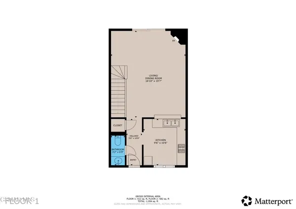 a picture of a bench in front of a door