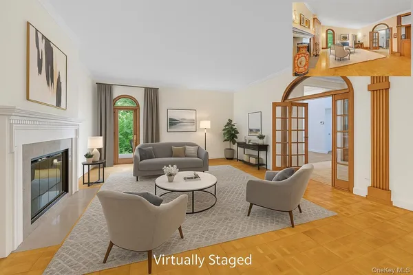 a kitchen that has a lot of cabinets in it and wooden floors