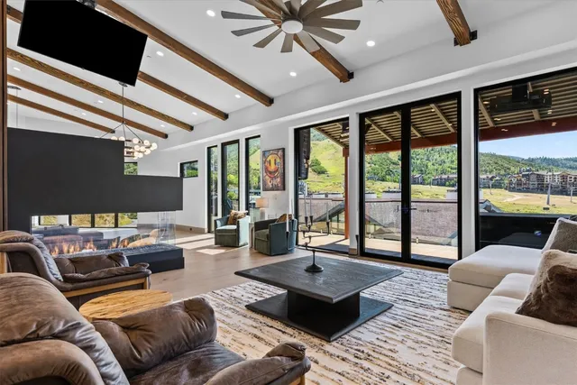 a bedroom with a bed window and walk in closet