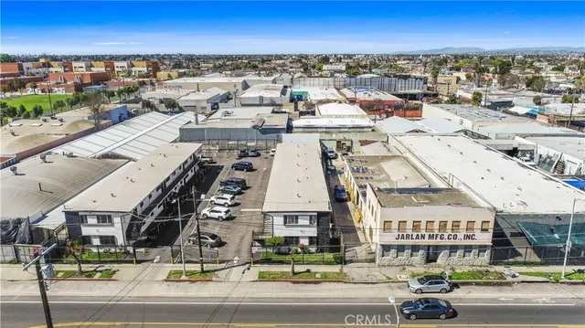 an aerial view of city