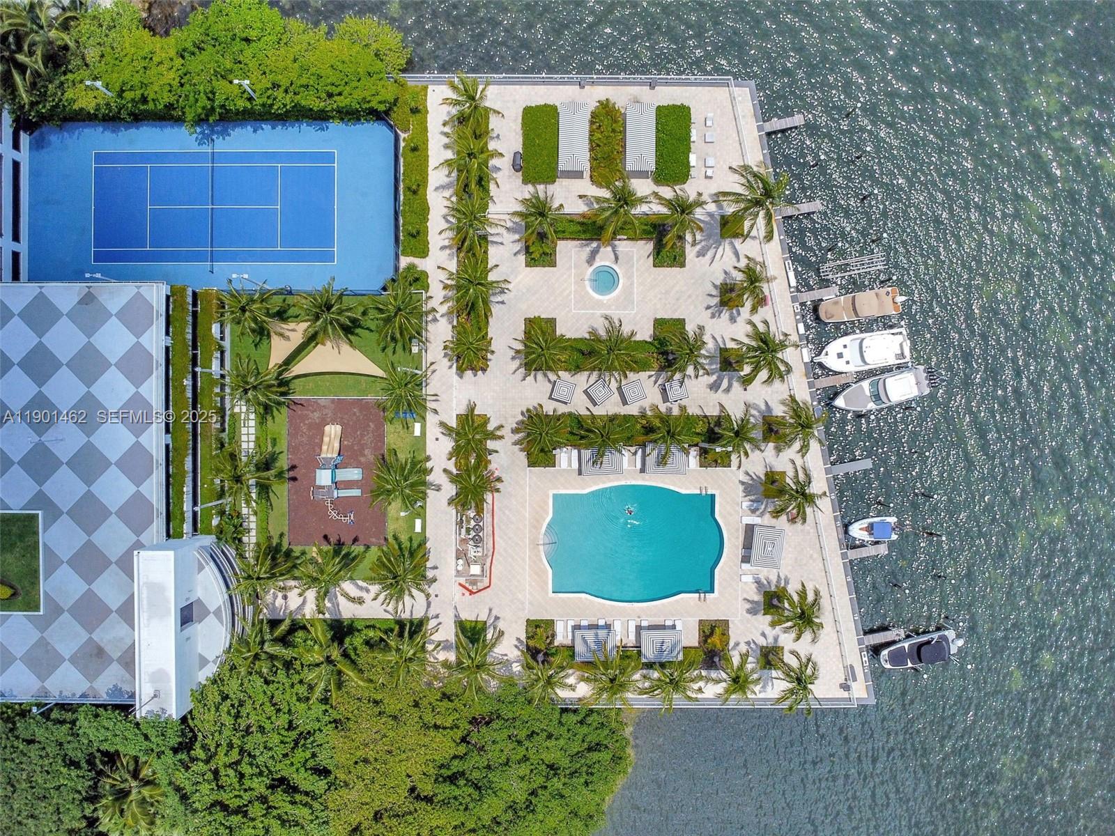 2101 Brickell Avenue, Unit 306 Miami, FL 33129 - Photo 41 of 49 a aerial view of a house