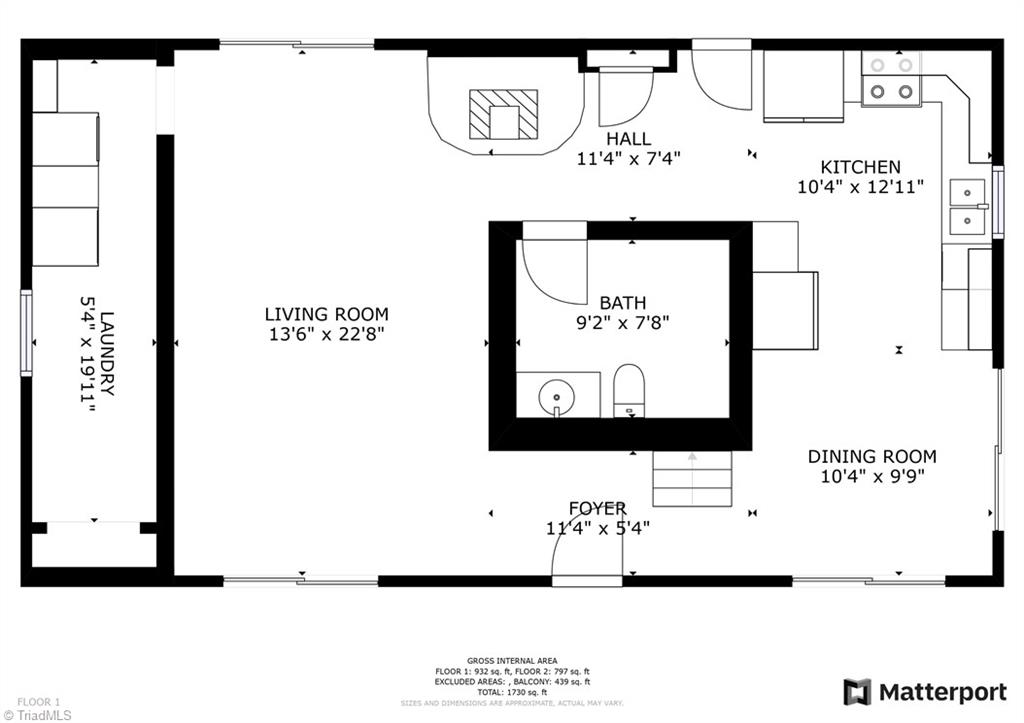 3834 Flynt Road Liberty, NC 27298 - Photo 34 of 40 Half bath first floor.