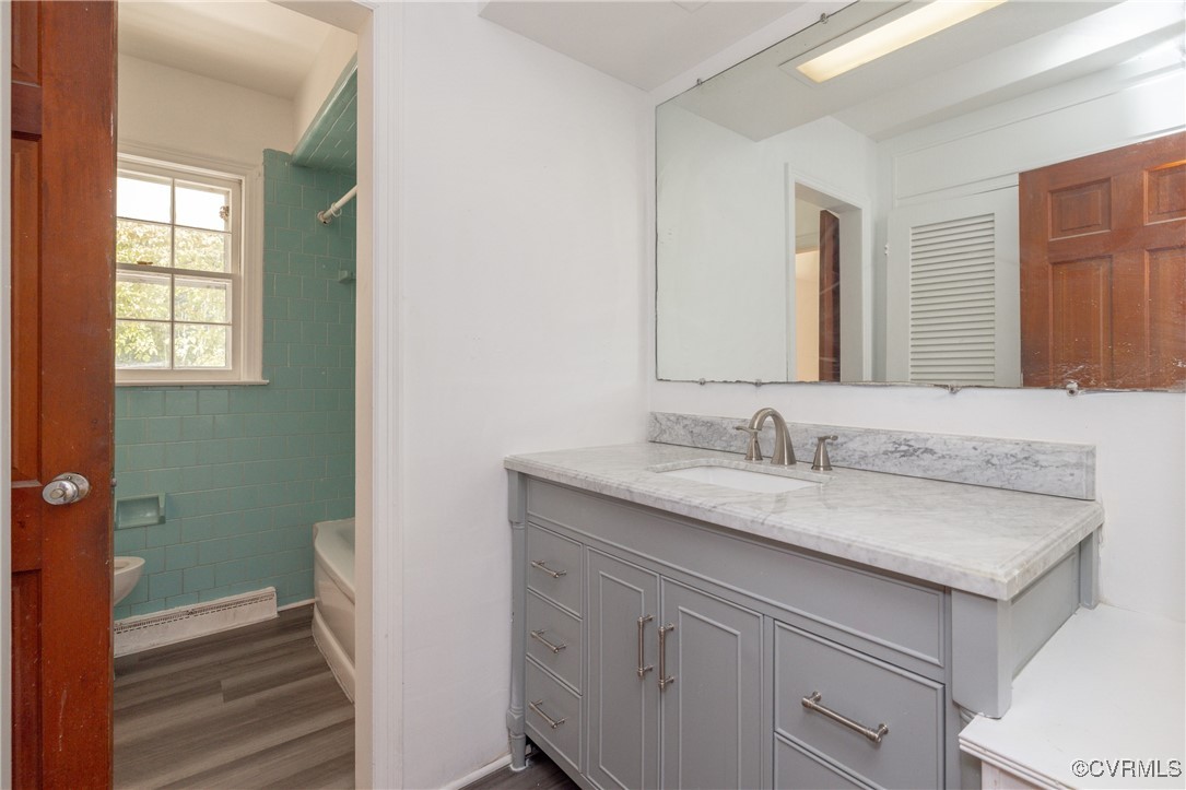 811 Forestview Drive Colonial Heights, VA 23834 - Photo 22 of 45 a bathroom with a sink and a mirror