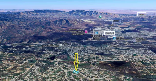 a view of a city with mountain view