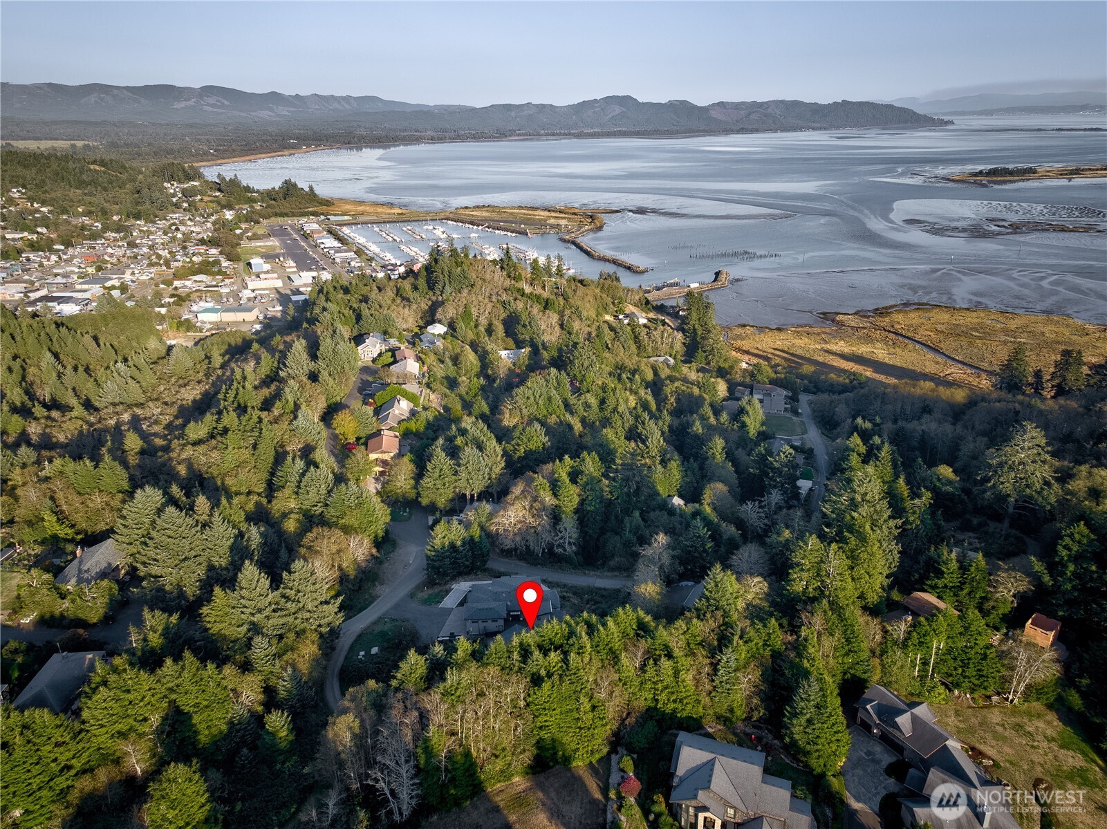 2144 Reservoir Road Ilwaco, WA 98624 - Photo 27 of 31 a view of lake with mountain