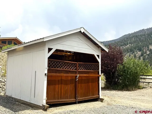 a front view of house