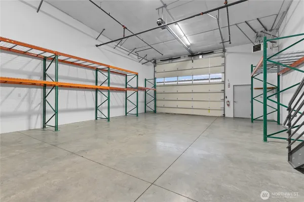 a view of storage and utility room