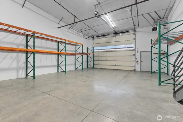 a view of storage and utility room